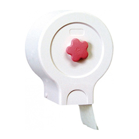 Dispensador de papel higiénico pequeño de plástico moderno utilizado en el hogar KW-A60