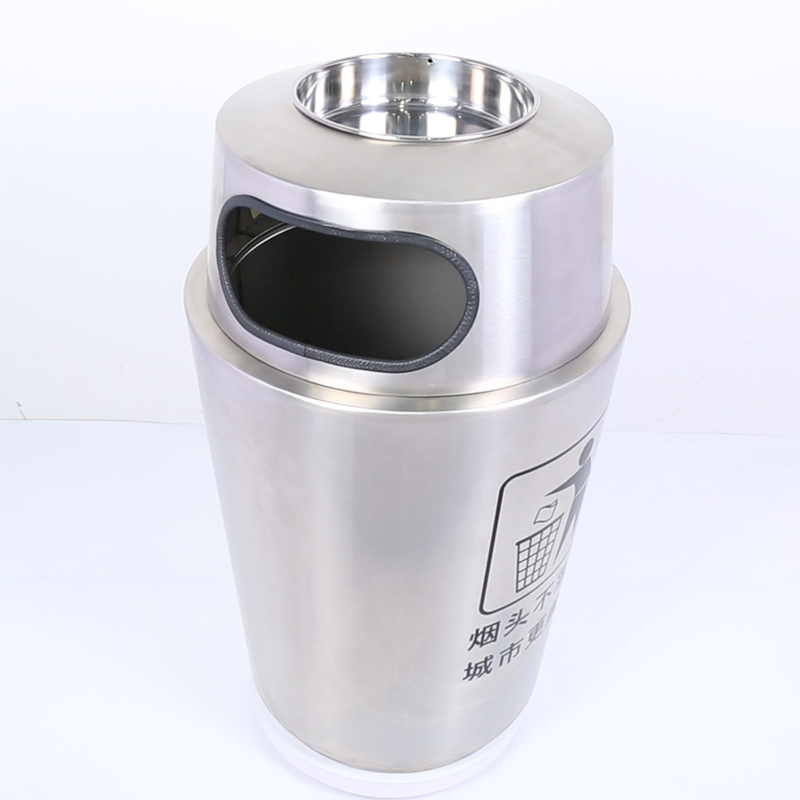 Cubo de basura de acero inoxidable de venta caliente con Flip Tyle (YH-301A)